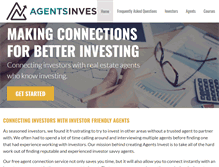 Tablet Screenshot of agentsinvest.com